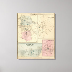 Toile Camden, Atlantic City, Woodbury, houx de Mt