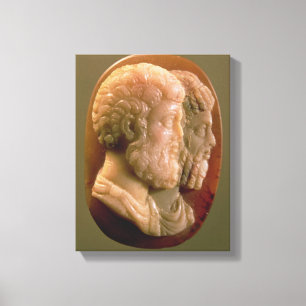 Toile Cameo depicting Marcus Aurelius
