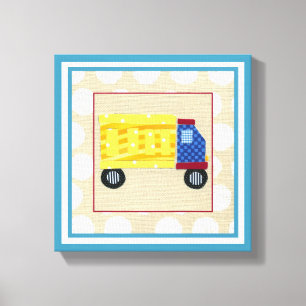 Toile Camion de vidage pour enfants par Chariklia Zarris