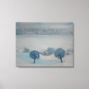 Toile Campagne suisse Opus 1 Hiver