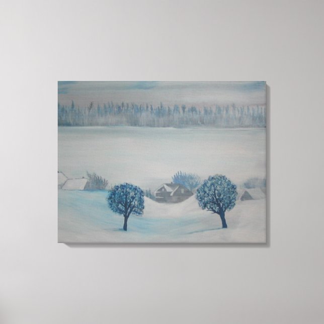Toile Campagne suisse Opus 1 Hiver (Recto)