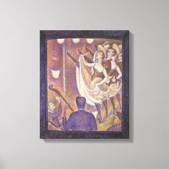 Toile Can Can Can Dance, Le Chahut par Georges Seurat (Recto)