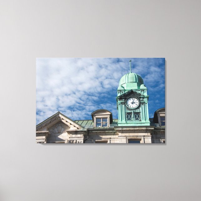 Toile Canada, Québec, Québec. Administration portuaire (Recto)