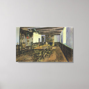 Toile Canon de la batterie de tir à chaud au-dessus de l