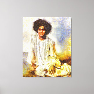 Toile Canon Légendes Sathya Sai Baba Benson Blanc -