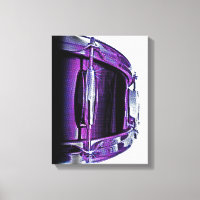 Canvas à tambour cool violet Snare Drumming