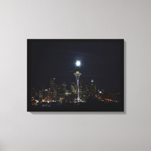 Toile Canvas Art-Seattle Skyline