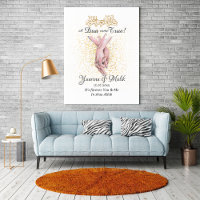 Canvas cadeau personnalisé en couple musulman Impr