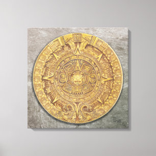Toile Canvas calendrier maya/aztèque mexicaine Imprimer