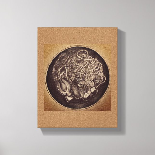Toile Canvas de bol de nouilles (Recto)