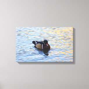 Toile Canvas de canard à bois