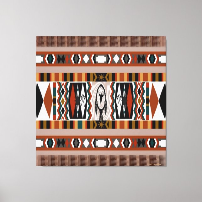 Toile Canvas de Dreamcatcher pour les Amérindiens Imprim (Recto)