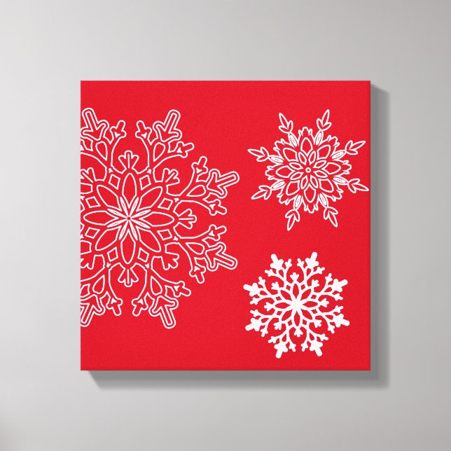 Toile Canvas de Flammes de neige (Recto)
