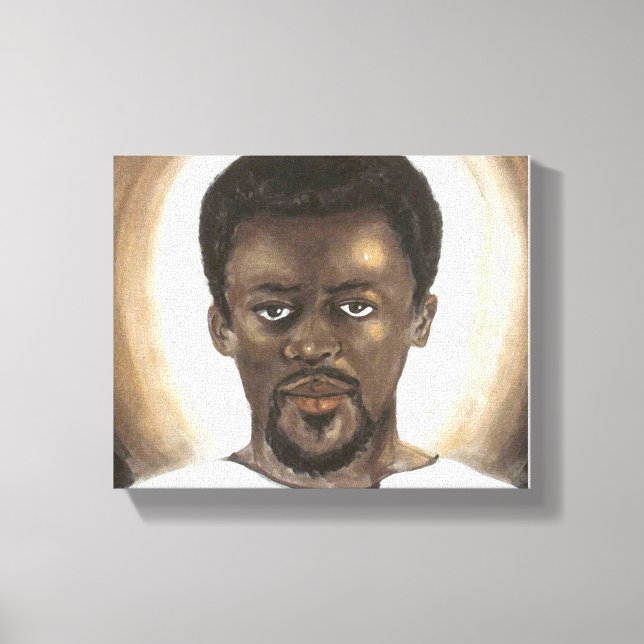 Toile Canvas de Jésus Noir (Recto)