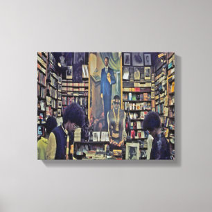 Toile Canvas de la librairie Harlem 1970