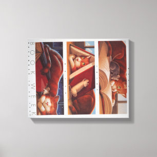 Toile Canvas de la semaine du livre pour enfants 1992