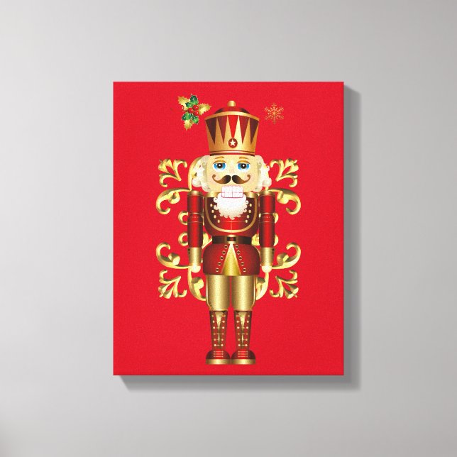 Toile Canvas de Noël Art Nutcracker (Recto)