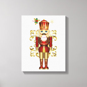 Toile Canvas de Noël Art Nutcracker