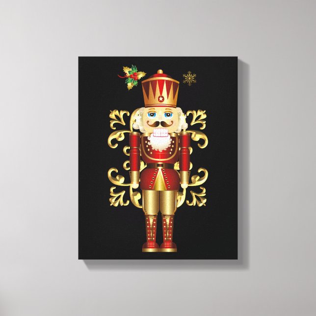Toile Canvas de Noël Art Nutcracker (Recto)