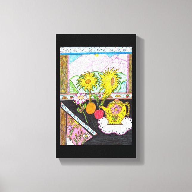 Toile Canvas de tournesol (Recto)