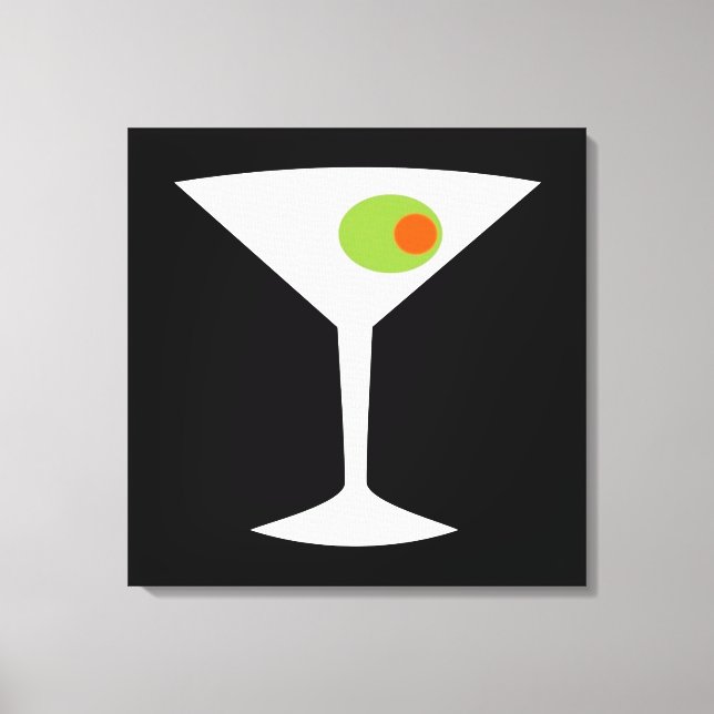 Toile Canvas étirée Martini Movie Classique (plus grande (Recto)