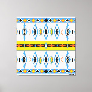 Toile Canvas étirés en Shoshone d'Amérique native