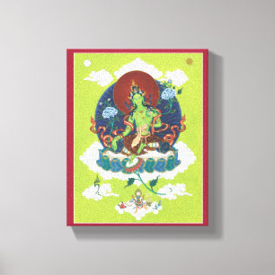 Toile CANVAS - Tara verte - Bouddha féminin le plus impo