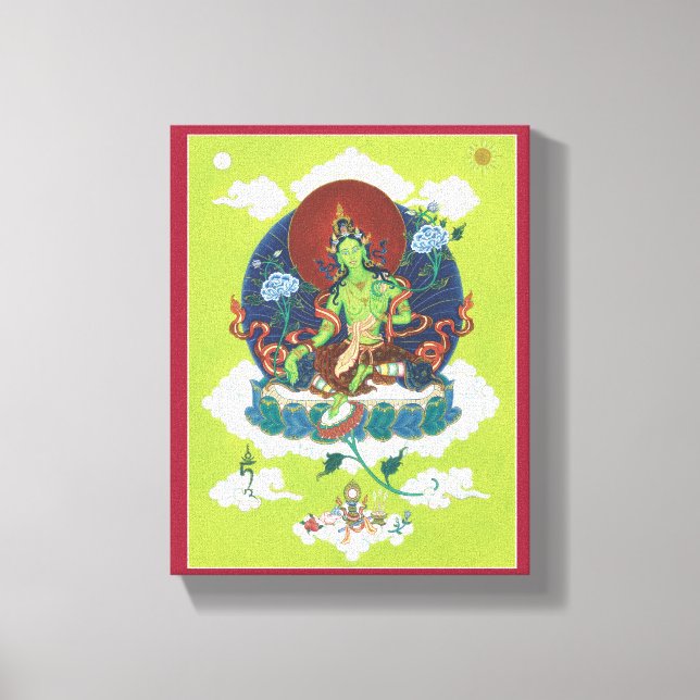 Toile CANVAS - Tara verte - Bouddha féminin le plus impo (Recto)