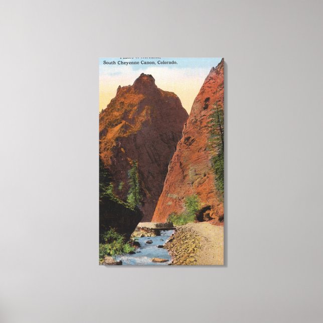 Toile Canyon de Cheyenne Sud (Recto)