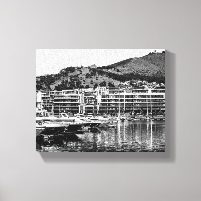 Toile Cap Waterfront Afrique du Sud SA Architecture (Recto)