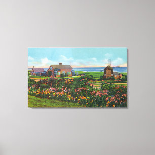 Toile Cape Cod, MassachusettsVue des maisons par