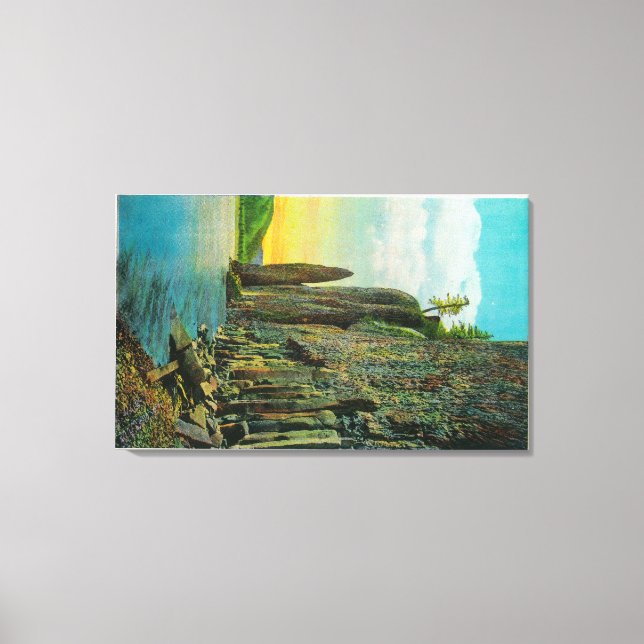 Toile Cape Horn et Cigar Rock sur Columbia River (Recto)