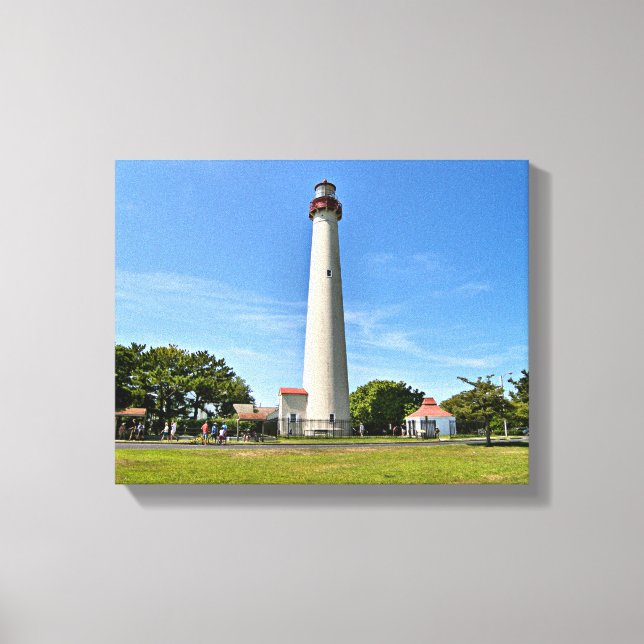 Toile Cape May Lighthouse, New Jersey Wrapped Canvas (Recto)