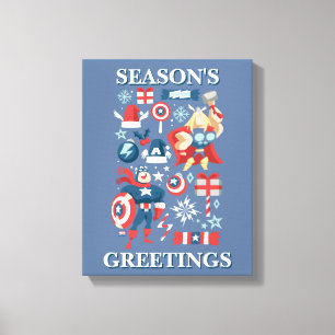 Toile Capitaine America & Thor Graphiques de Cadeaux de