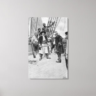 Toile Capitaine Tongrelow a pris le plus grand, illustra