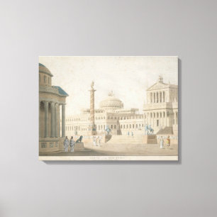 Toile Capitol, ensemble pour le "clemeza di Tito de La"