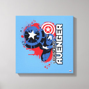Toile Captain America Avenger Légendaire