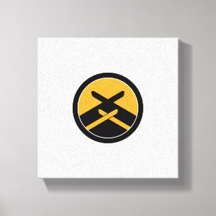 Toile captée Katori majuscule