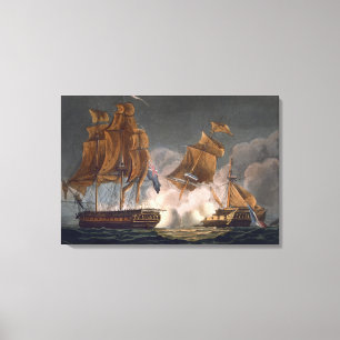 Toile Capture de La Tribune, le 8 juin 1796, gravé par