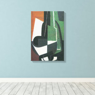 Toile Carafe à vin bouteille par Juan Gris, Cubisme Vint