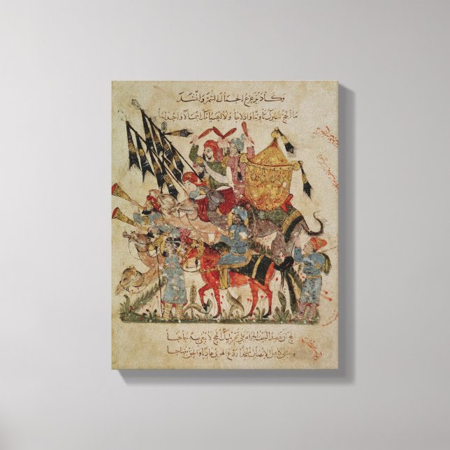 Toile Caravane en route pour La Mecque (Recto)