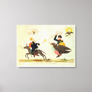 Toile Caricature des 'cent jours