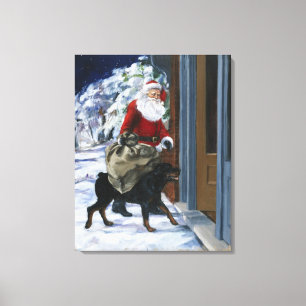 Toile Carl Helping Santa Claus de<Carl's Christmas>b