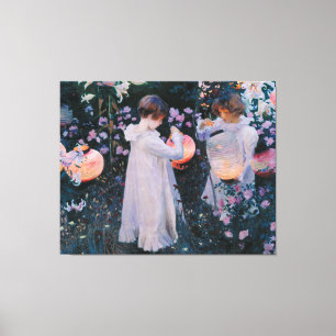 Toile Carnation Lily Lily Rose John Singer Sargent Art