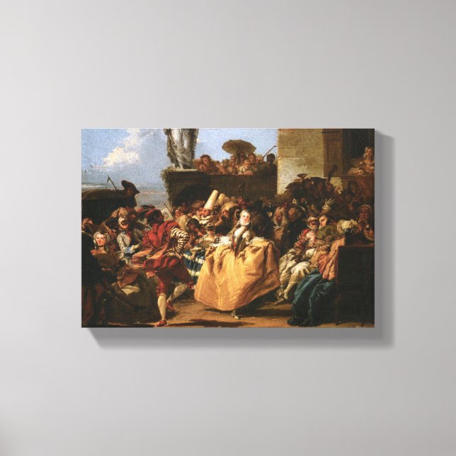 Toile Carnival Scene (Recto)