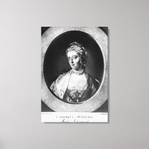 Toile Caroline Matilda, reine du Danemark et de la