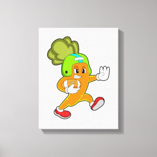 Toile Carotte dans le football (Recto)