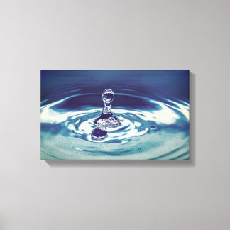 Toile Carré baisse d'eau décoration 3D