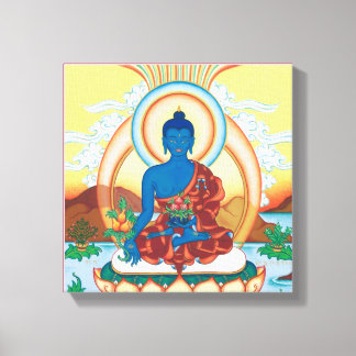 Toile CARRÉ CANVAS - Bouddha de médecine - Maître de gué