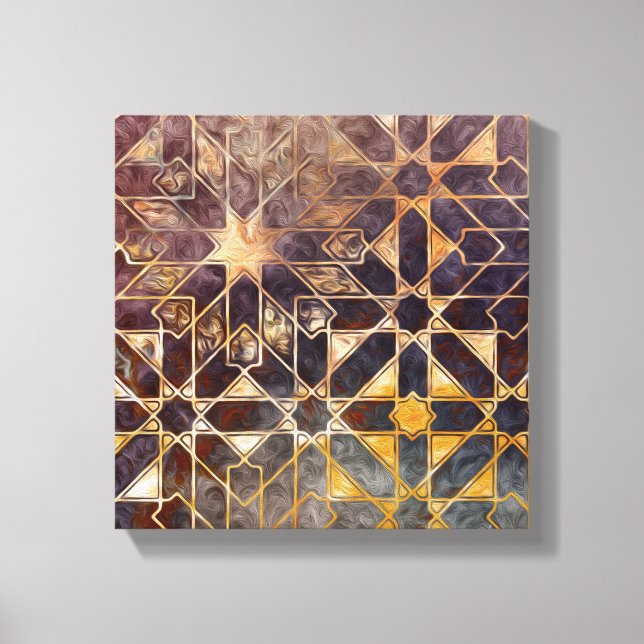 Toile Carreaux mystiques I (Recto)